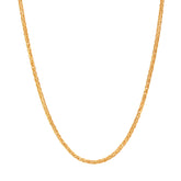 22K Yellow Gold Wheat Spiga Chain